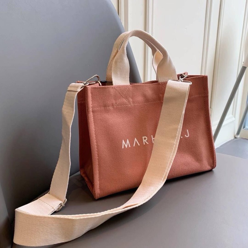 CANVAS BAG MINI canvas bag กระเป๋าผ้าแคนวาส ไซส์กลาง ขนาด กว้าง 9.5 สูง 7 หนา 5 นิ้ว
