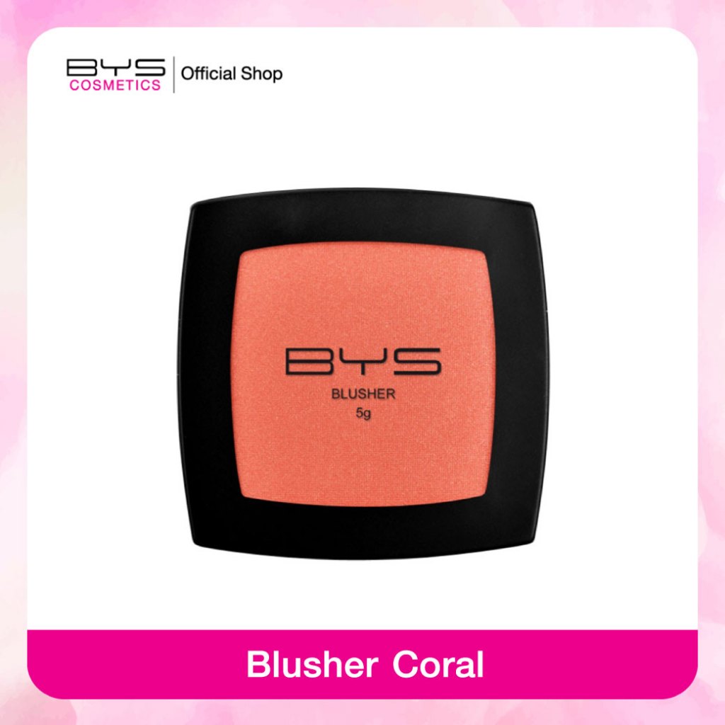 BYS Cosmetics Blusher Coral 5 g. บลัชออน