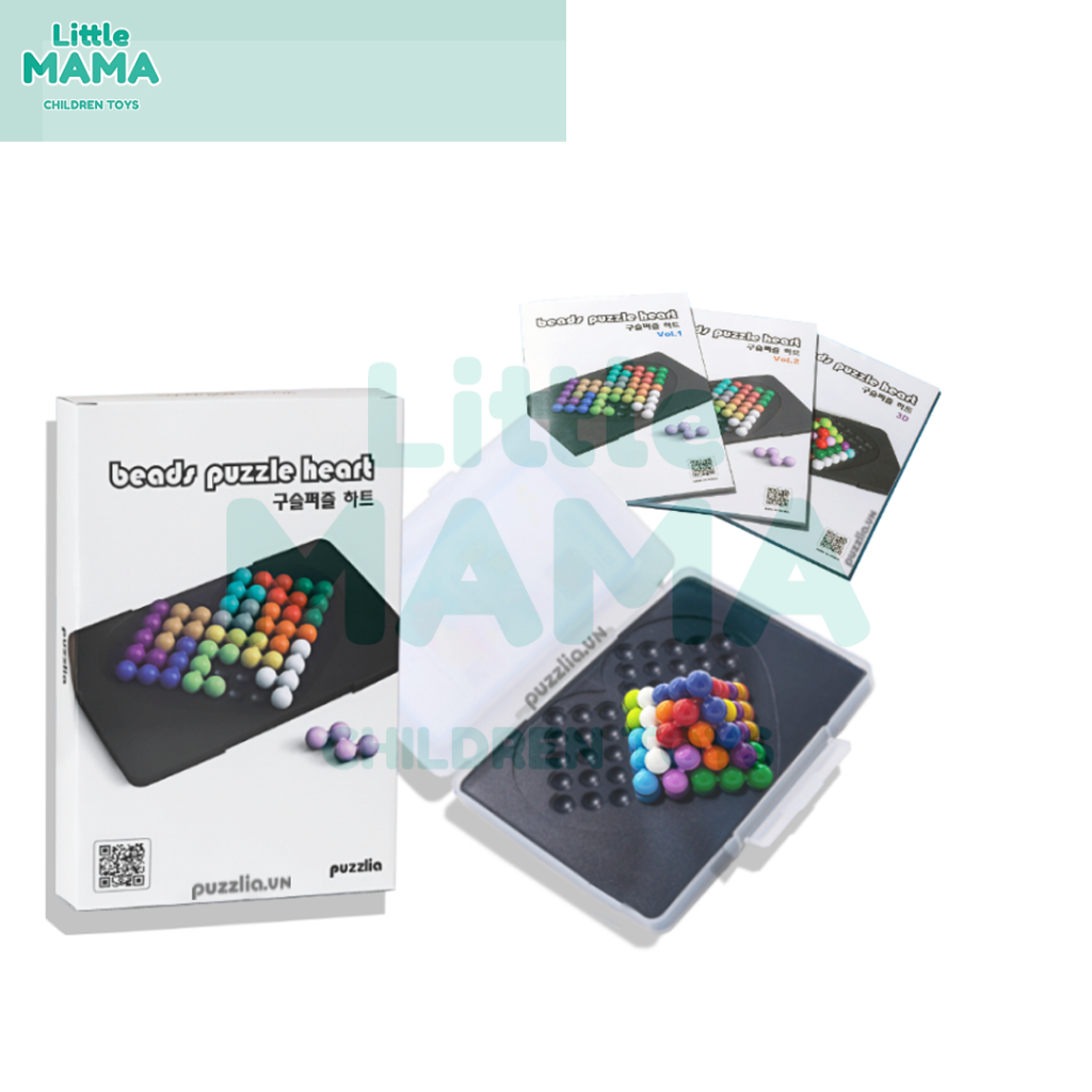 ชุดตัวต่อปริศนา BEADS PUZZLE หัวใจ