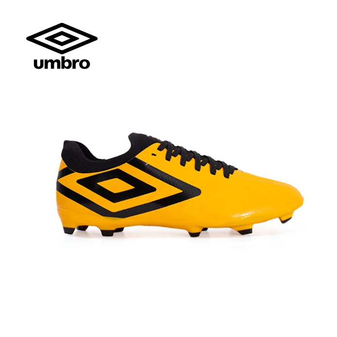 UMBRO Velocita 6 Premier FG สีเหลือง/ดำ รองเท้าฟุตบอลผู้ชาย