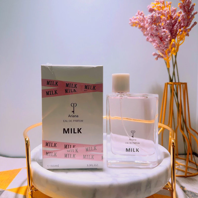 น้ำหอมMilk Ariana (เบอเฮอบอสซั่ม)100ml. 🚗ส่งของทุกวัน ⚡️ส่งไว