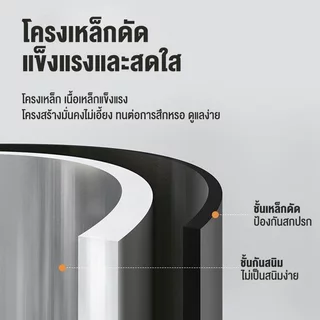 AKOMราวตากผ้า ราวแขวนผ้า รับน้ำหนักได้ 100KG พร้อมชั้นวางของ ประหยัดพื้นที่ มีล้อ ง่ายต่อการเคลื่อนย้าย