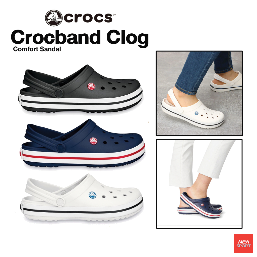 [ลด30% เก็บโค้ด 2605FASHDD] CROCS Crocband Clog - Comfort Sandal ใส่สบาย รองเท้าแตะ คร็อคส์ แท้ รุ่นฮิต ได้ทั้งชายหญิง