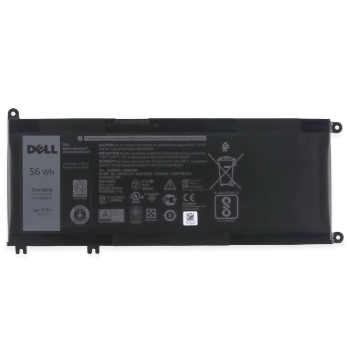 original 15.2V 56Wh 33YDH 99NF2 Laptop Battery For Dell Inspiron 13 3380 14 3490 15 7577 7588 17 7000 7773 Inspiron G3 1