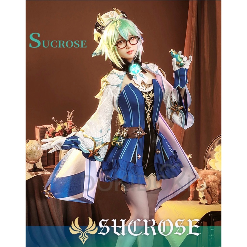 1/3 Delusion เกมคอสเพลย์ซูโครส Genshin Impact Cosplay เครื่องแต่งกาย Dokidoki-SSR เกมคริสต์มาส Gensh