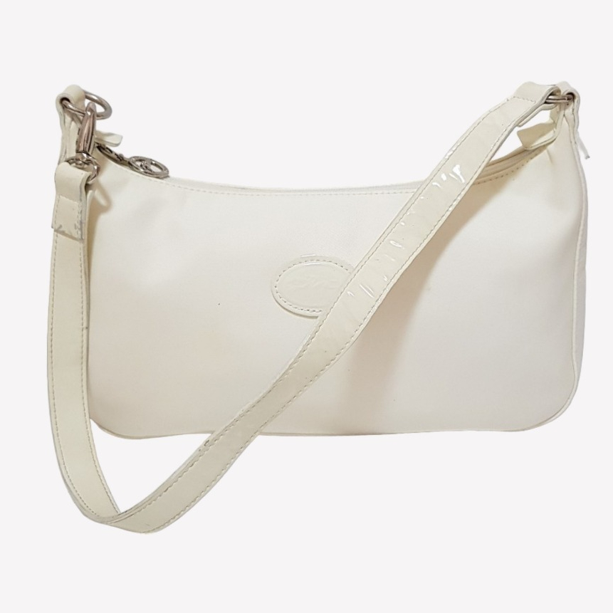 👜 กระเป๋าคล้องไหล่ Longchamp Nylon Shoulder Bag❤️ สินค้ามือสองแท้