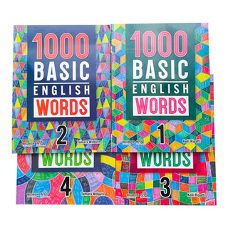 4 books/set 1000 Basic English words learning Level 1-4 Prim…