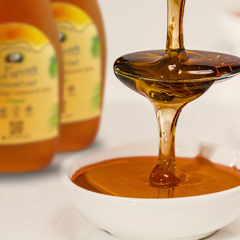 ไซรัปน้ำดอกมะพร้าวแท้ ขวดบีบขนาด 300 ml. ผลิตจากน้ำหวานดอกมะพร้าว - รูปที่ 2