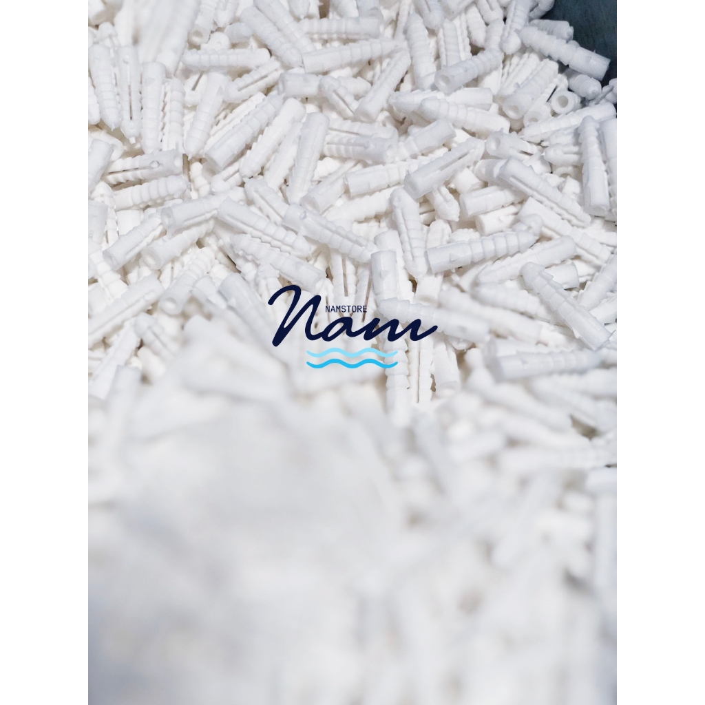 แพค 50ตัว 100ตัว พุกพลาสติก สกรู เบอร์ 6 7 และ 8 - รูปที่ 3