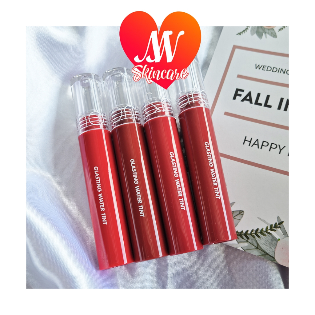 แท้✔ มีสีใหม่ 14-17 rom&nd Glasting Water Tint 4g ลิปทิ้นต์เนื้อฉ่ำวาว แบบฉ่ำมาก #05 #VV