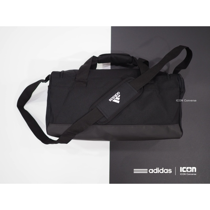 adidas Linear Duffel Bag - Core Black l พร้อมถุง Shop | ลิขสิทธิ์แท้ ✔