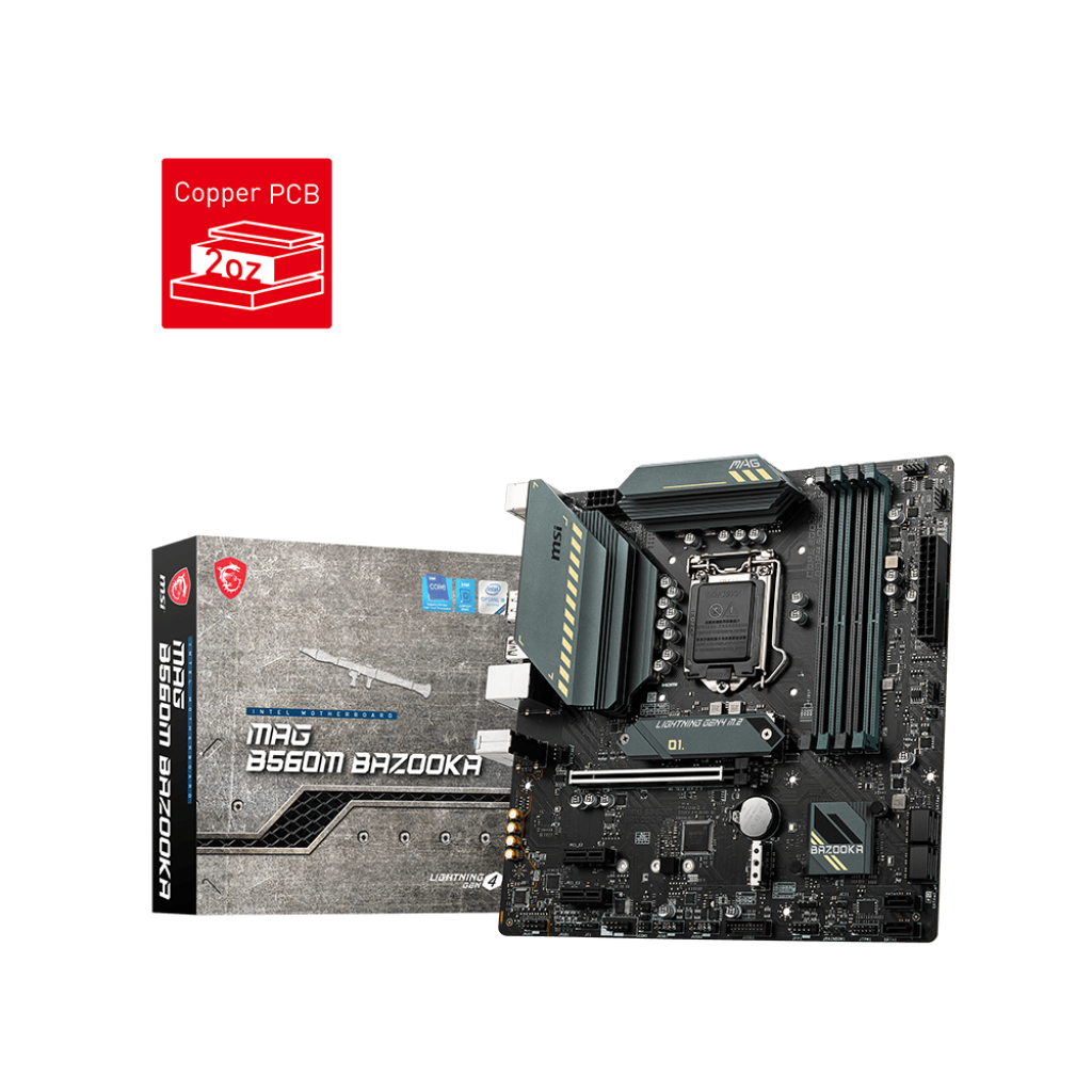 MAINBOARD (เมนบอร์ด) 1200 MSI MAG B560M BAZOOKA พร้อมส่ง