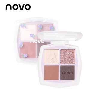 5769 (ใหม่/แท้) NOVO อายแชโดว์ เนื้อชิมเมอร์และแมท Eye shadow ติดทน กันน้ำ กันเหงื่อ