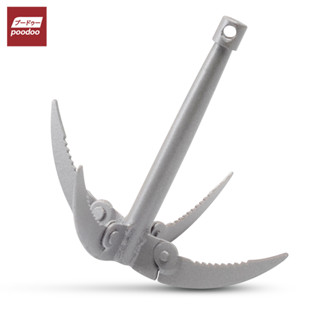poodoo สมอเรือ มีดทอดสมอ สี่กรงเล็บ พับได้ สำหรับเรือทั่วไป …