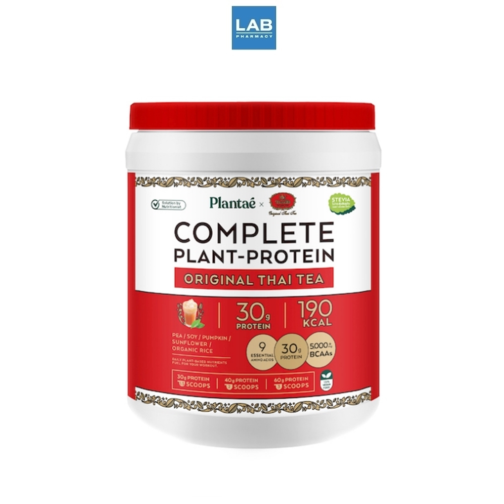 Plantae x Chatramue Plants Protein Thai Tea Flavor 800g. - แพลนเต้ เครื่องดื่มโปรตีนจากพืช รสชาไทย สูตรชาตรามือ 800 กรัม
