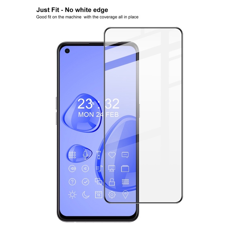 ฟิล์มกระจกกันรอยสำหรับOppo Reno 6Z 5G Reno6 5G A95 A94 A16 ฟิล์มขอบดำ ฟิล์มกันกระแทก เต็มจอ ฟิล์มกระจกนิรภัยกันรอยหน้าจอ