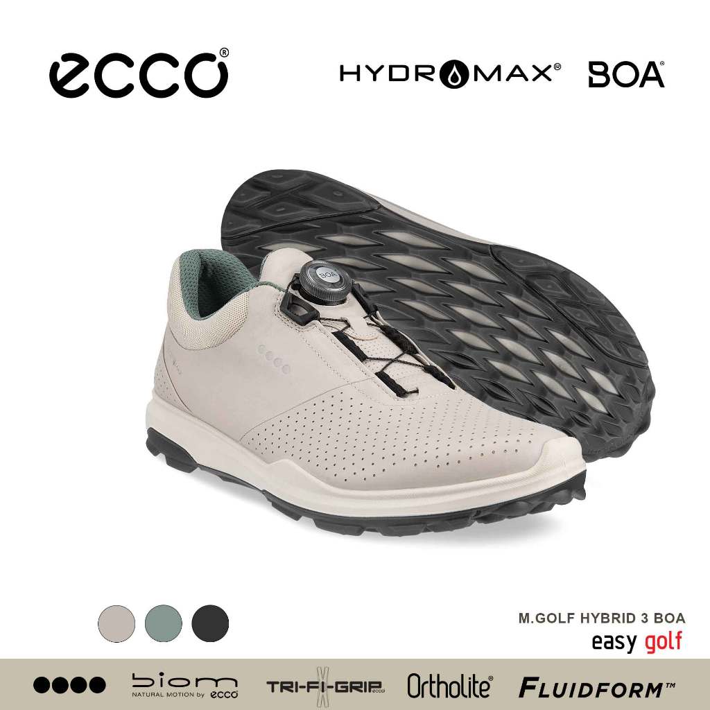 ECCO BIOM HYBRID 3 BOA  MEN ECCO GOLF GOLF SHOES รองเท้ากีฬากอล์ฟผู้ชาย AW23