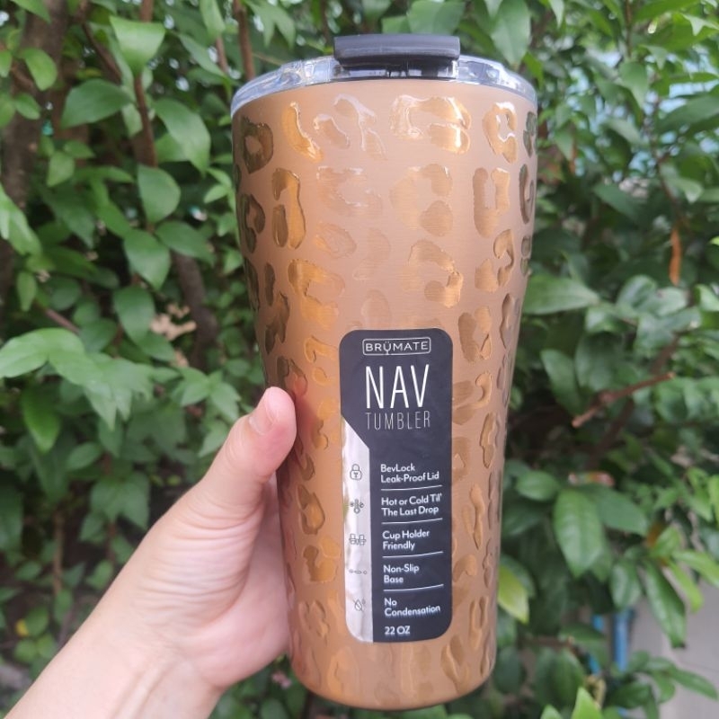 BRUMATE NAV Tumbler ขนาด 22 oz. (ลายพิมพ์นูน) สวยมาก เก็บอุณหภูมิร้อน-เย็น แบรนด์คุณภาพยอดเยี่ยมจาก 