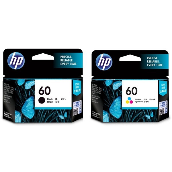 หมึก HP 60 สี ของแท้ 100% เป็นสินค้าเคลียรสต็อก ราคาพิเศษ !! สินค้าไม่มีประกันนะจ๊ะ อ่านด้วยน้าาา
