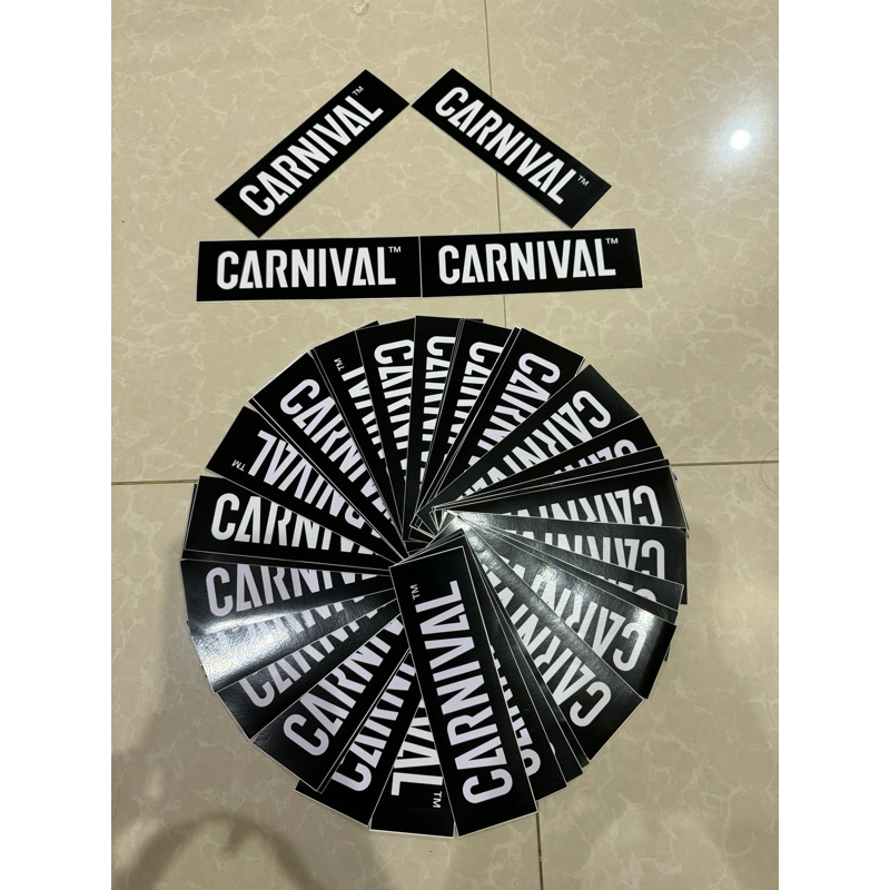 สติ๊กเกอร์ carnival logo
