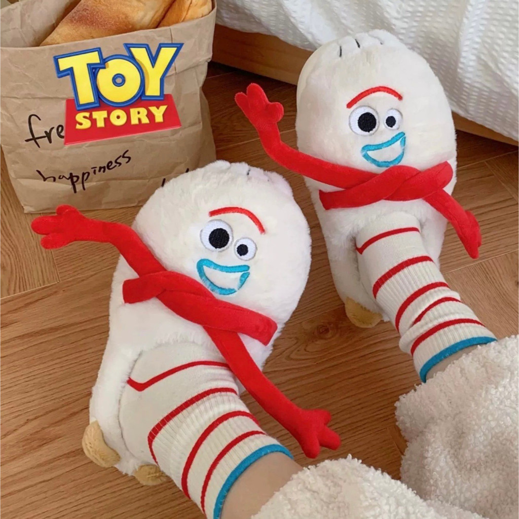❤️ รองเท้า Forky ทอยสตอรี่ Toy story Slipper รองเท้าพื้นนุ่มๆ น่ารักมาก 49047