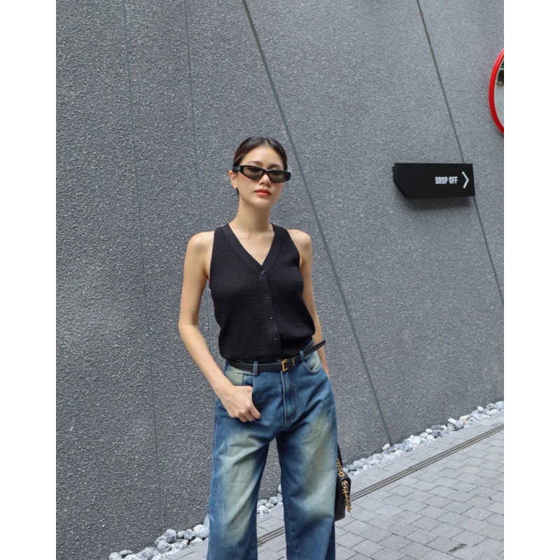 เสื้อ ไหมพรม แขนกุด Vest03 basicselected