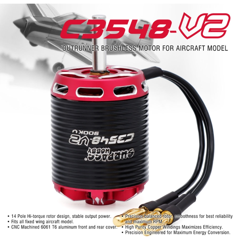 [มอเตอร์] SURPASS C3548-790KV V2 Brushless Motors