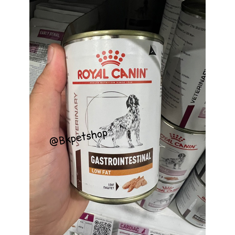 Royal Canin Gastrointestinal low-fat อาหารสุนัขที่มีไขมันมันในเลือดสูง