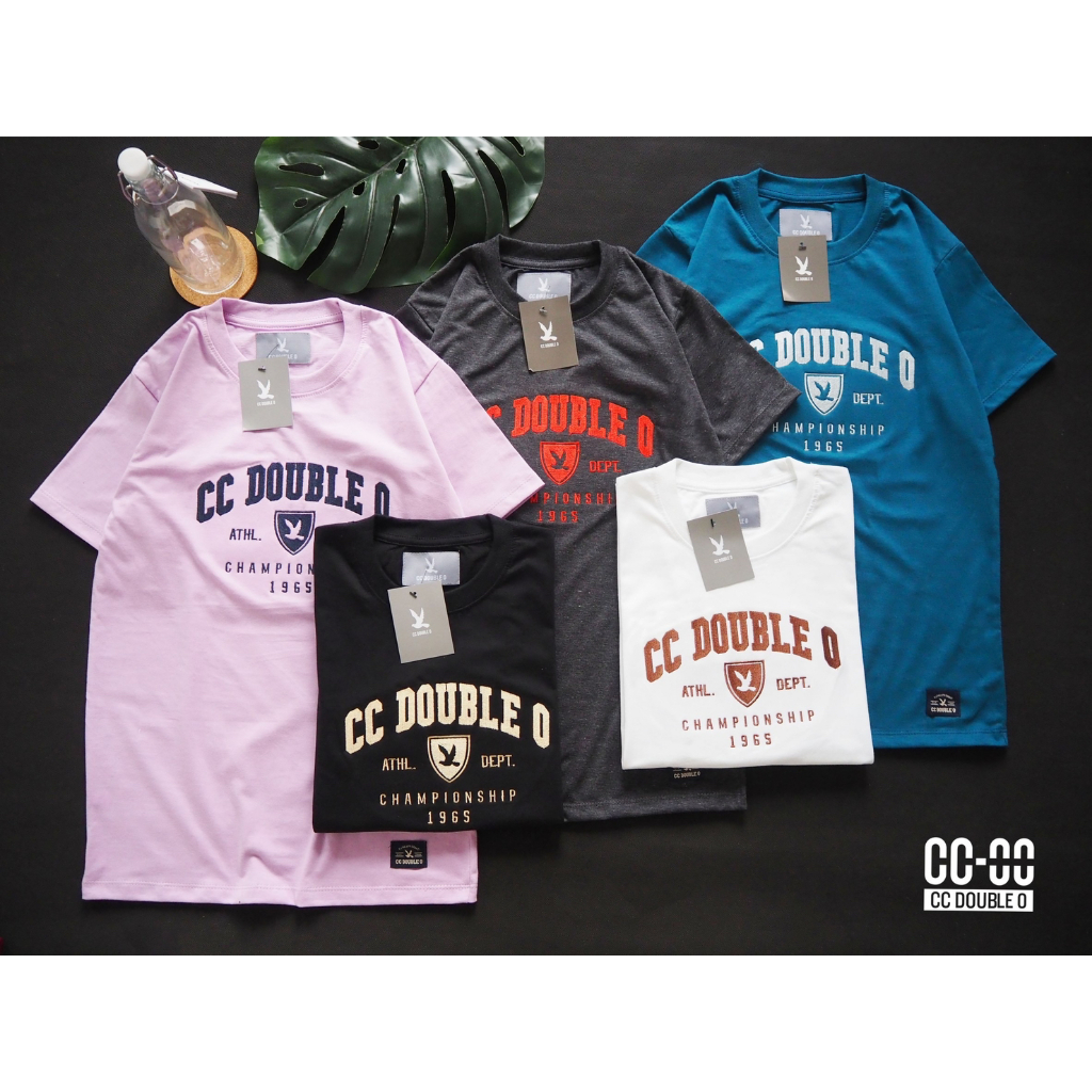 🔥สินค้าขายดี🔥 เสื้อยืดงานปัก-งานป้าย 🔖CCOO 1965 ( SMLXL )