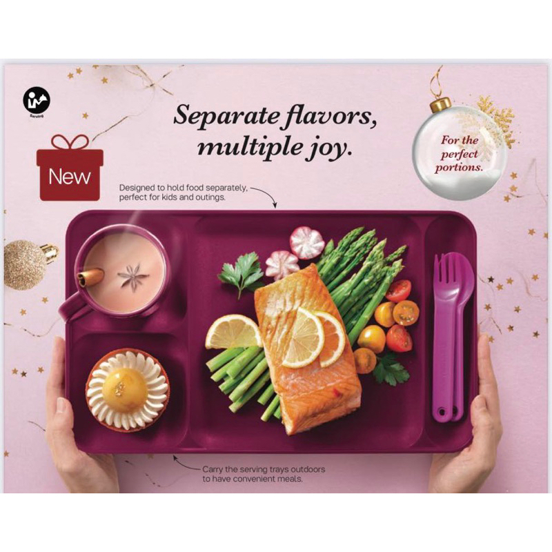 ถาด Tupperware รุ่น Dining Tray (1)