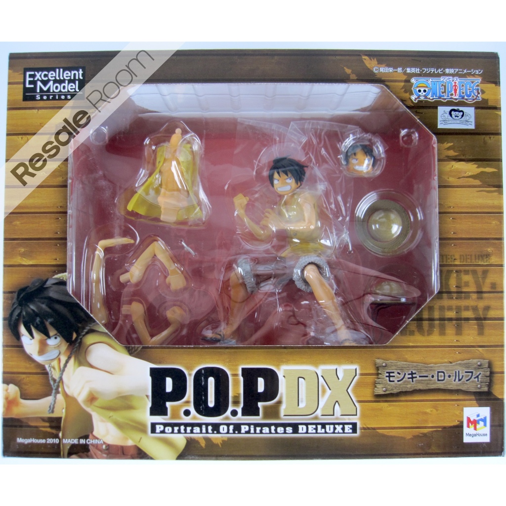 [Lot JP] P.O.P DX Luffy Yellow ลูฟี่ เหลือง โมเดล วันพีช ของแท้ One Piece MegaHouse POP Portrait Of 