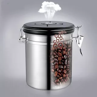 [St.Coco Cafe]โถเก็บเมล็ดกาแฟ สูญกาศ กันความชื้น 500/700 กรัม