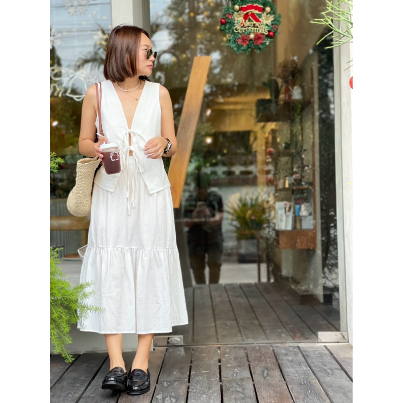 [ na.mo.official ] New ~ Panacotta กระโปรงแบบสาวเวียดนามสไตล์