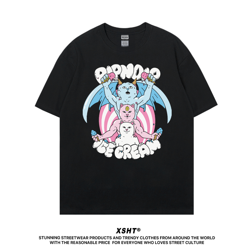 🔥พร้อมส่ง🔥 เสื้อ Gildan ลาย Ripndip Ice Cream - Black (สีดำ) by XSHT