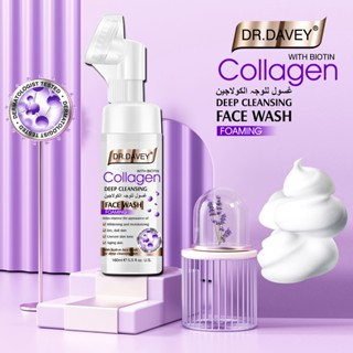 คอลลาเจนครีมล้างหน้า โฟมล้างหน้า สารสกัดจากธรรมชาติ DR. DAVEY Collagen Facial Cleaners (160ml)