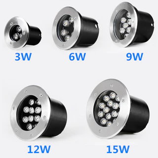 ไฟใต้น้ำ AC 12V โคมไฟใต้ดินใต้น้ำ โคมไฟใต้ดินใต้น้ำแบบ LED กันน้ำ IP68 โคมไฟใต้น้ำสแตนเลสสตีล ความสว่างสูงและทนทานที่สุด