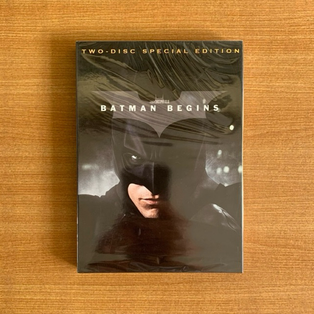DVD : Batman Begins (2005) (2 disc) แบทแมน บีกินส์ [มือ 1 ปกสวม] Christopher Nolan / DC ดีวีดี หนัง แผ่นแท้ ตรงปก