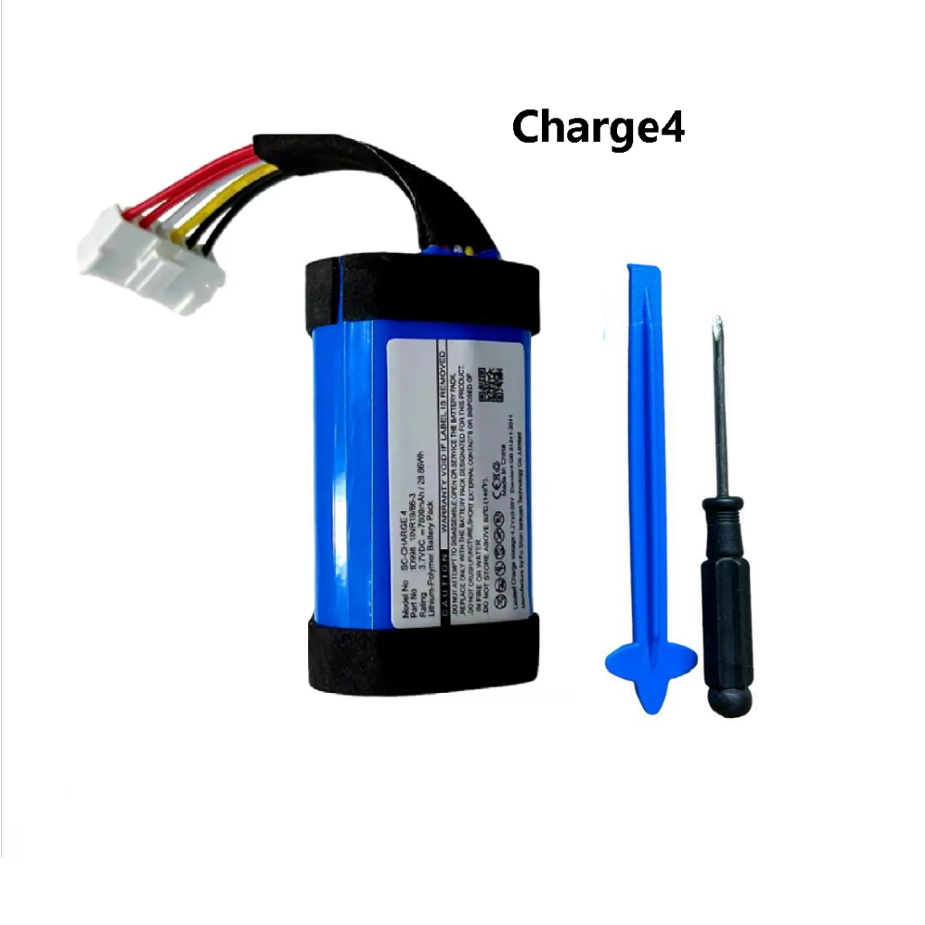แบตเตอรี่ลำโพง JBL Charge 4 CHARGE4 BLUAM.เหมาะกับJBL ID998 1INR19  shockwave4 7800 mAh