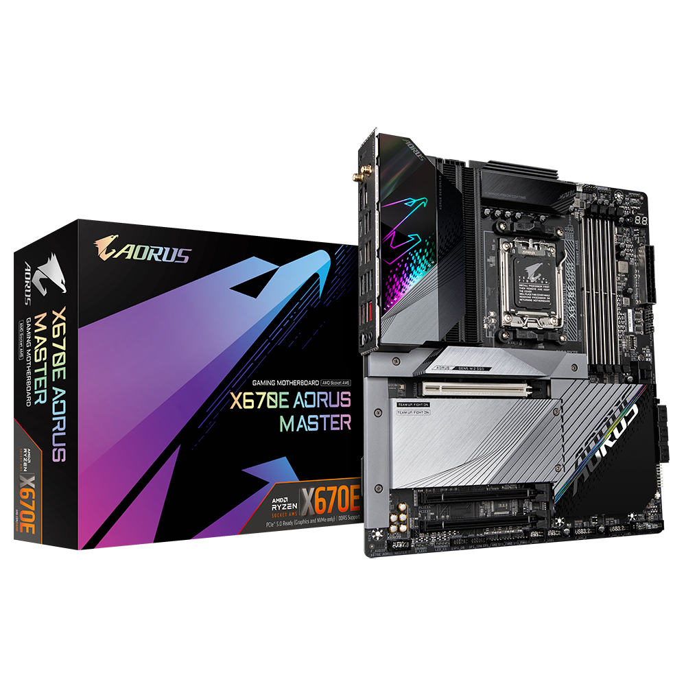 MAINBOARD (เมนบอร์ด) GIGABYTE X670E AORUS MASTER (SOCKET AM5) (E-ATX)