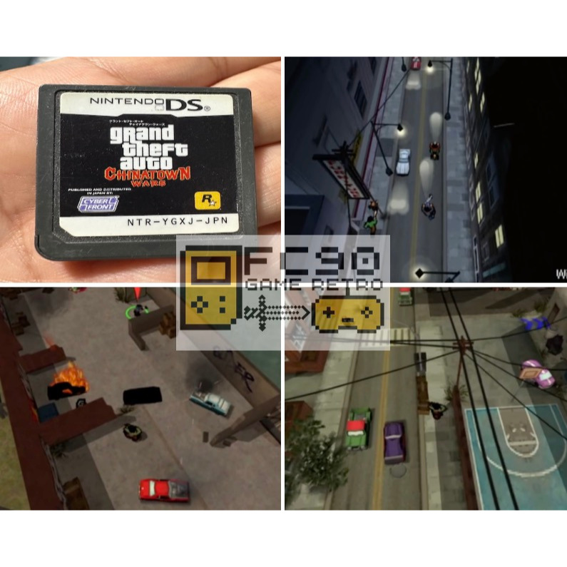 ตลับเกมจีทีเอ Grand Theft Auto: Chinatown Wars [DS] ตลับมือสอง สำหรับนักสะสมเกมเก่ายุค90