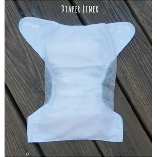 BabyBua กระดาษเยื่อไผ่ 100 แผ่น Nappy liners กระดาษออร์แกนิค กระดาษกรองอุจจาระ เหนียวนุ่ม ทำจากเยื่อไผ่ 100%