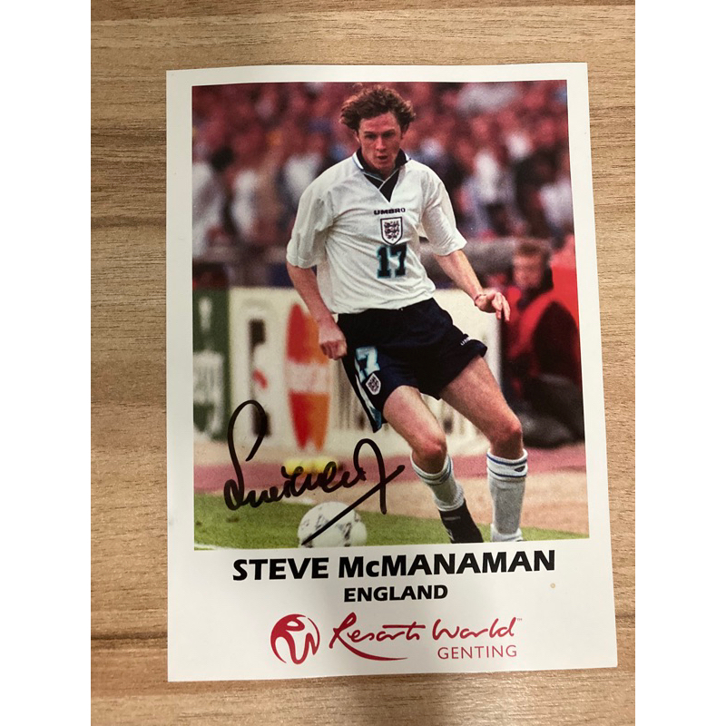 โปสการ์ดนักฟุตบอล Post card พร้อมลายเซ็น