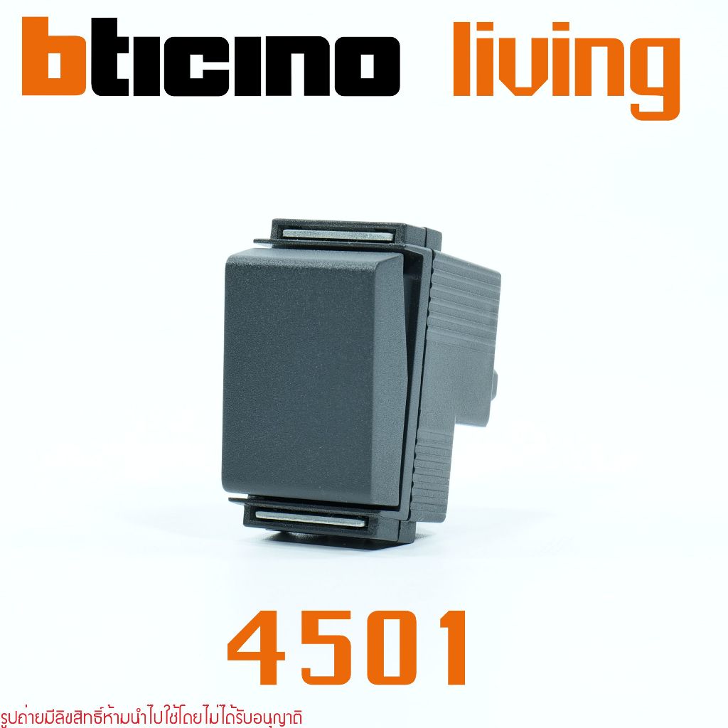 4501 bticino 4501 LIVING 4501 สวิตช์ทางเดียวลิฟวิ่ง16A 250V สวิตช์ลิฟวิ่ง