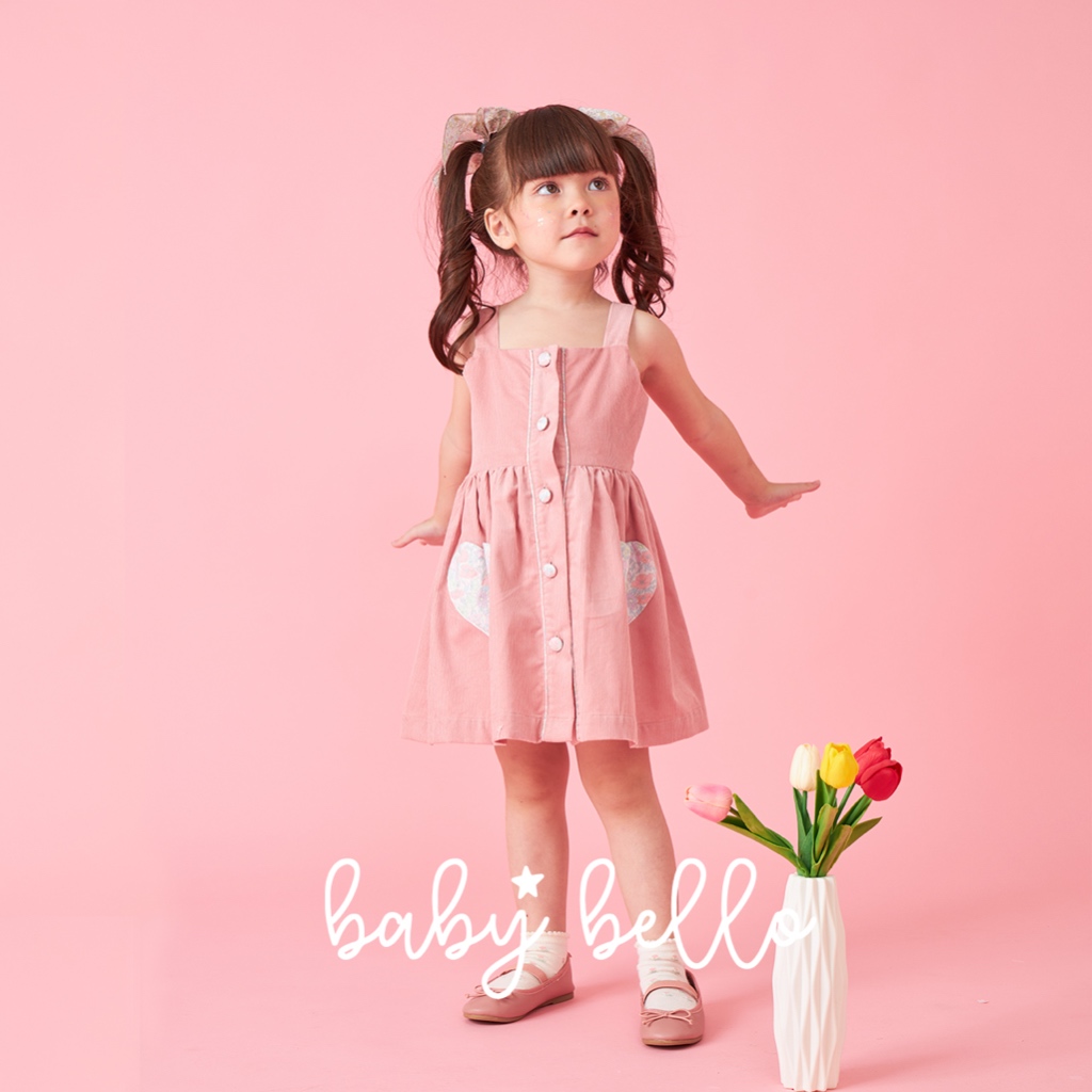 BABY BELLO - Naomi Dress Lilly Pink