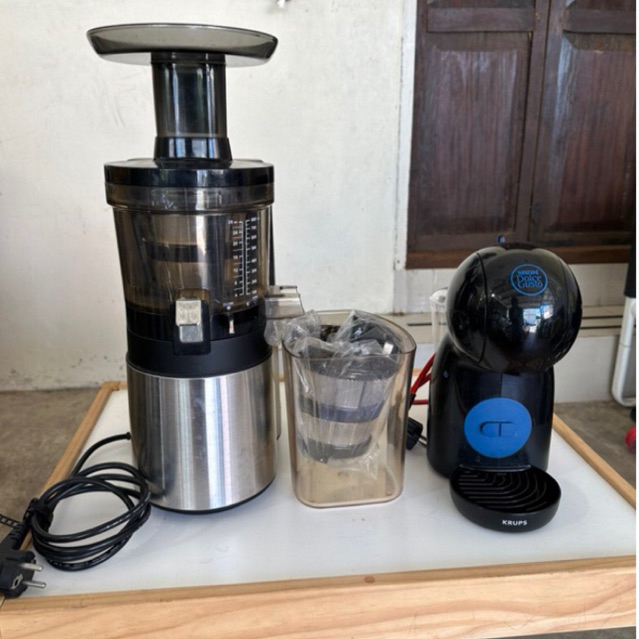 เครื่องสกัดน้ำ ผัก ผลไม้ สกัดเย็น (มือสอง) แถมเครื่องชงกาแฟแคปซูล