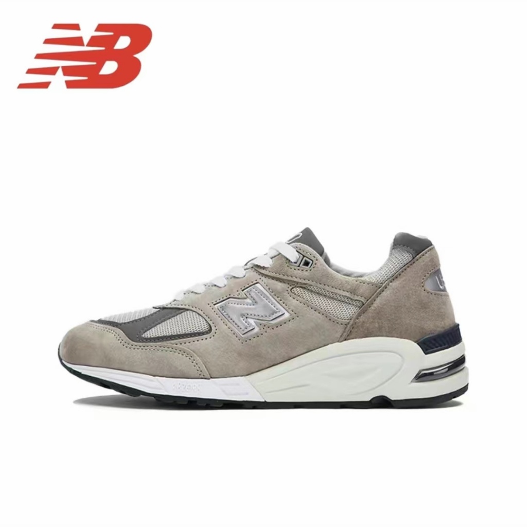 ของแท้ 100%New Balance NB 990 V2 GY2 Running shoes gray