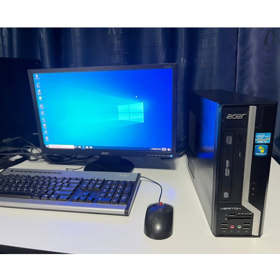 คอมพิวเตอร์พร้อมจอ Acer Veriton I3 2120 RAM DDR3 4GB HDD 500GB