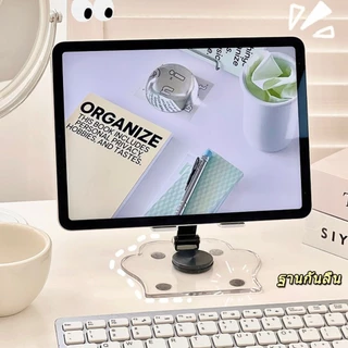 ipad holder phone stand tablet อะคริลิค ปรับได้ พับได้ หมุนได้360องศา โทรศัพท์มือถือ แท่นวางไอโฟน ขาตั้ง ไอแพด แท็บเล็ต