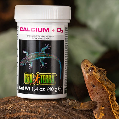 ☑EXO-TERRA Xijin สัตว์เลี้ยงสัตว์เลื้อยคลานที่มี D3 แคลเซียมผงสัตว์เลื้อยคลานวิตามินเสือดาวตุ๊กแก Li