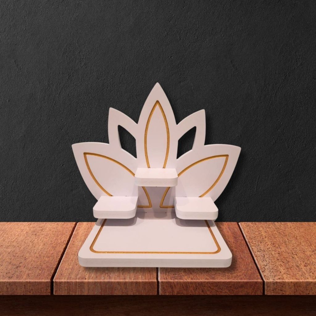 หิ้งพระขนาดเล็ก แท่นวางโมเดิร์น พระพิฆเนศ ไอ้ไข่ k10-bua01